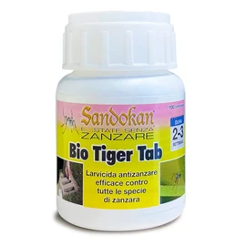 Sandokan Bio Tiger Tab Larvicide in Effervescent Tablets (50 Tablets to Divide into 2 = 100 Tablets)