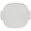 CorningWare A-12-PC (5L) White Rectangular Lids with Handles (4 Pack)