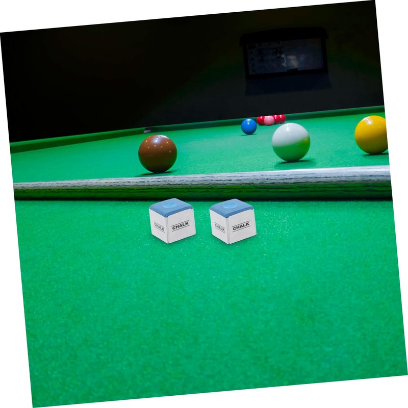 Kisangel Snooker Chalk 12pcs Pool Chalk Cubes for Tournaments Home