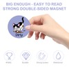 Dirty Clean Cat Dishwasher Magnet, 3.5 Inch Double Sided Dish