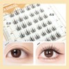 LASHIDOL Partial Eyelashes, No Glue Required, Instant Pita Eyelashes, For