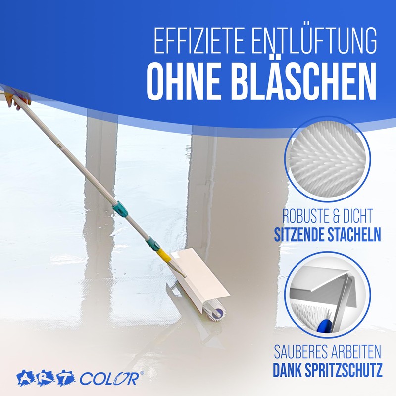 Spiked Roller for Compensating Compound (25 cm) with Splash Guard