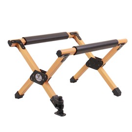 JUNGLELAND Portable Cooler Stand for Camping,Fishing,Outdoor Picnic ,Light Weight Folding Frame Pseudo-Wood Grain Color