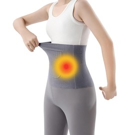 【Yingqible】 Belly Wrap for Women and Men - Warm Waist Warmer for Cold Protection and Heat Preservation - Short Length - Measures for Abdominal and Lower Back Coldness - Warms the Belly - with Pocket