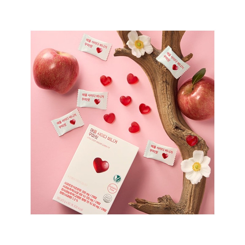 Radimary Apple Cider Vinegar Gummifit (1 box/60 gummies) / 라디메리