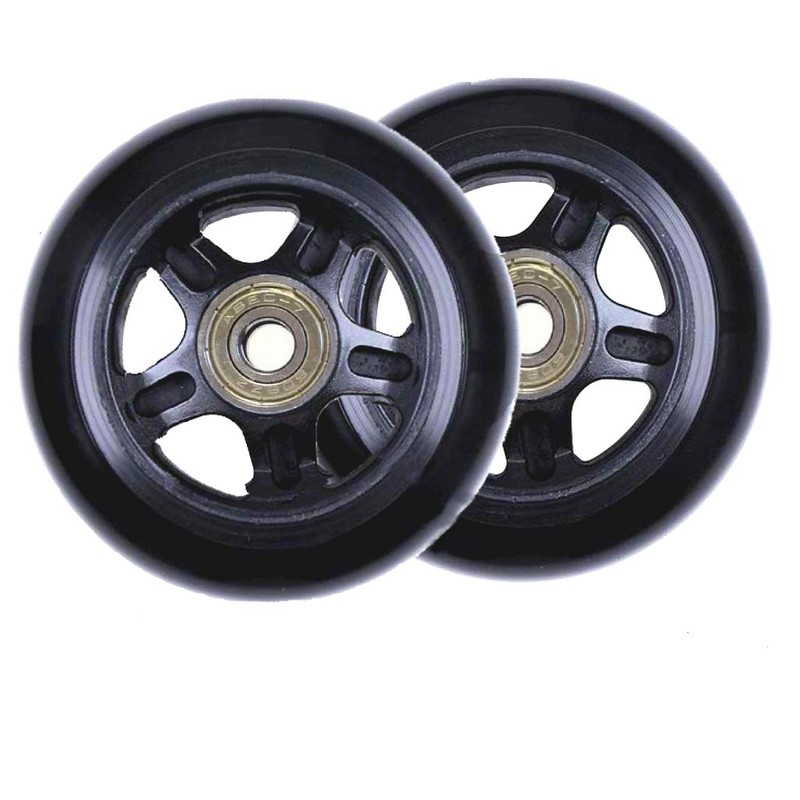 ORO 1 Pair Luggage Wheels Replacement 70mm Case Wheels with