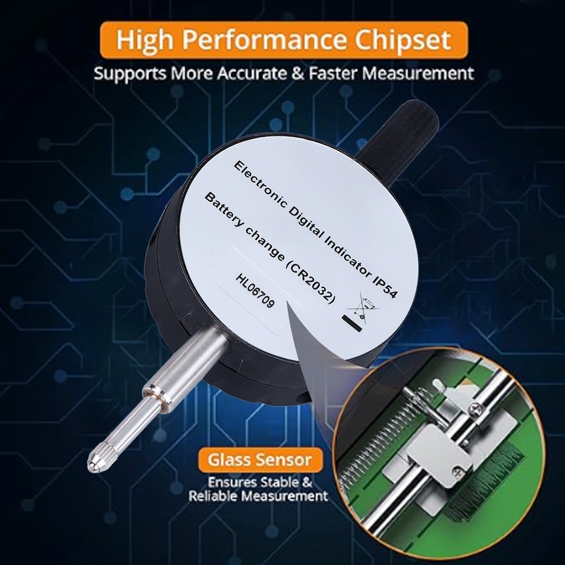 Digital Indicator Electronic Dial Gauge High Accuracy Measuring Tool IP54
