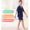 DIKFA Pajamas for Girls Child Button-Down Pjs 2 PCS Lounge