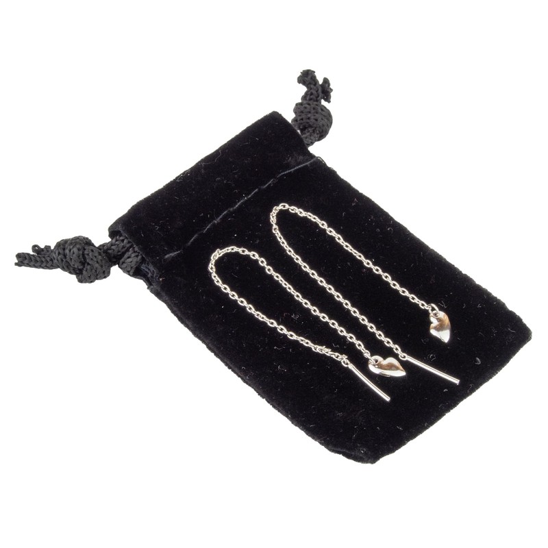 LaTisoro 925 Solid Sterling Silver Drop Dangling Threader Earrings with