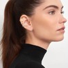 3 Pairs Lymphatic Earrings for Women Rhinestone Hoop Dangle Earrings