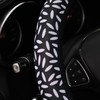 Steering Wheel Cover with Rice Grain Design, Elastic Fit, Universal