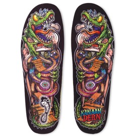 Remind Insoles Destin Impact | Kanaan Dern Gnar Foot | Shoe Inserts for Mid-High Arch Support | Skateboarding & Snowboarding | Walking, Hiking, Running | Lightweight Comfort | Mens Size 10-10.5
