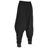 AITFINEISM Mens Elastic Waist Aladdin Harem Pants Loose Drop Crotch