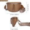 FOMAX Women's Bum Bag, Wide Shoulder Strap in Bohemian Style,