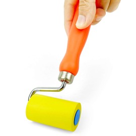 CARTINTS Soft Seam Roller Tool, Safely Install Wallpaper, Vinyl Wrap, Window Film, with 2.4inch Sponge Roller Head and Comfortable Handle, 7.9inch Length