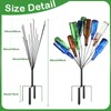 HEYTIMI 2 Pcs 12 Metal Wine Bottle Tree Garden Outside