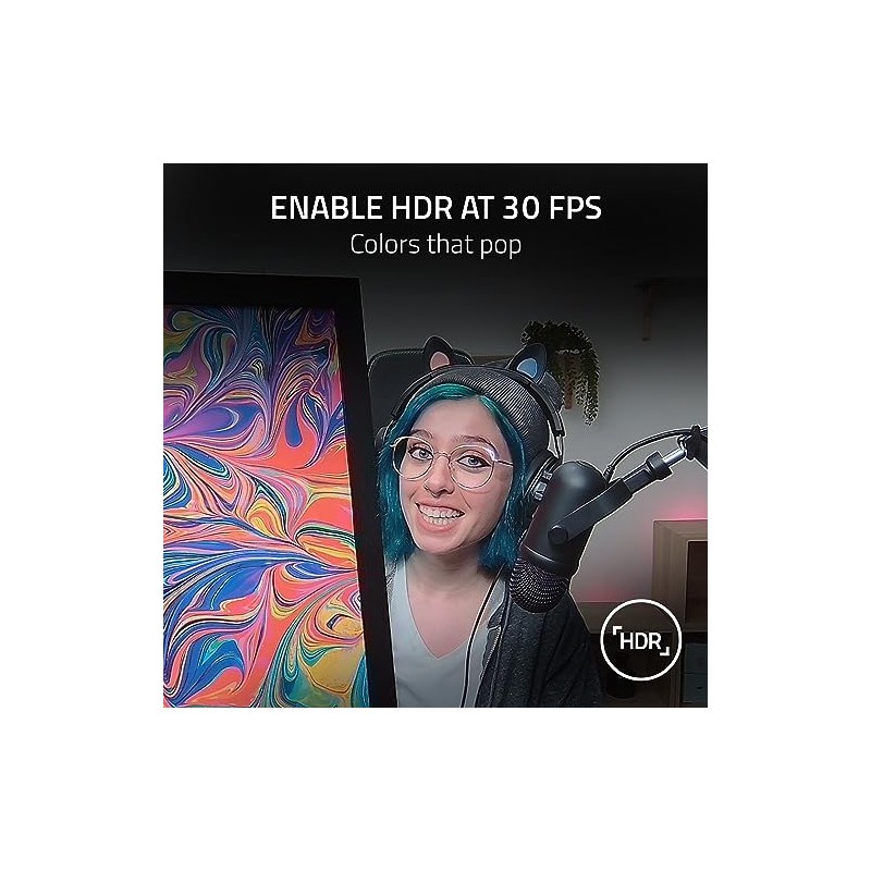 Razer Kiyo Pro - Webcam USB de Alta Performance y