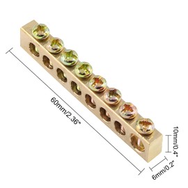 Bonsicoky 4Pcs Terminal Ground Bar Kit, 8 Terminal Positions