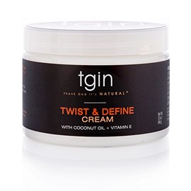tgin Twist and Define Cream for Natural Hair, 12oz