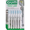 Gum Dental Trav-ler inter-dental brush, 2.0 mm, grey (6 pieces).