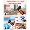 250000RPM Electric Air Duster for Keyboard: One Blow Clears Dust