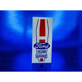 Hot Wheels Redline ( NEET STREETER FORD WILLYS RED WHITE BLUE ) PEEL & STICK