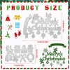 OOTSR 11 Pieces Christmas Cutting Dies DIY Cutting Dies Stencils