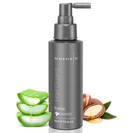 MOEHAIR Hair Tonic | Improves Scalp and Hair Health| Stimulates Follicles | Volumizing Tonic | Infused with Argan Oil & Ginseng | Paraben & Sulfate Free (4 Fl. Oz)