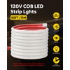 Aclorol 50ft AC 110V COB LED Strip Lights Outdoor Waterproof
