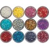 Nail Ssen Nail Art Round Sequin Glitter 1mm / 네일쎈 네일아트 원형스팽글 글리터 1mm