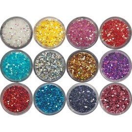 Nail Ssen Nail Art Round Sequin Glitter 1mm / 네일쎈 네일아트 원형스팽글 글리터 1mm