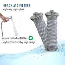 BIHARNT 4 Pack Pre-Filters Replacement Filter Compatible with Tineco A10/ A11/ S10/ S11/ S15 Hero/Master Cordless Stick Vacuum Cleaner