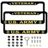 2PCS Car License Plate Bracket Holder for Army License Plate