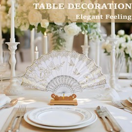 QIRMIZI 30 Pack Folding Fans – Handheld Spanish Style Fans,Bulk Hand Fans for Wedding, Tea Party, Dance, Church,Performance, Home Decorations, Festival, Gift,Mixed