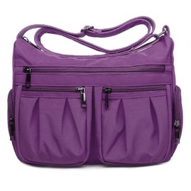 Crossbody Bag for Women Nylon Shoulder Bag Women Water Resistant Anti Theft Travel Purses