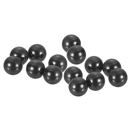 sourcing map 5mm Ceramic Bearing Balls, 12 Pcs Si3N4 Silicon Nitride Ball G10 Precision Balls for Aerospace Automotive Robotics, Black