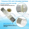 Cotonlake 1" T Strainers Steel Filter Cover Connected to 1"