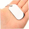 Mipcase Con Doble Placa De Identificación Y Cadena De Collar
