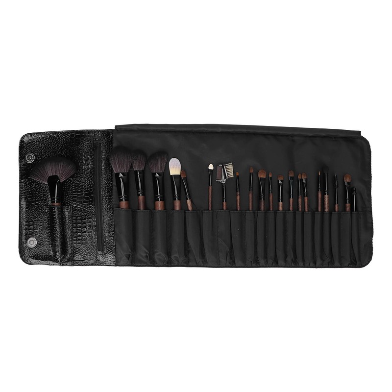 21pcs Makeup Brush Set Wooden Handle Eyeshadow Foundation Blush Brush