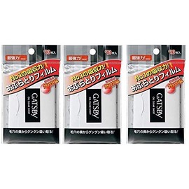 Gatsby Oil Blotting Paper Film Type, Set of 70, 3 Pieces