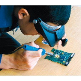 Niigata Seiki BeHAUS HMG-4L Head Loupe with Light, 1.2/1.8/2.5/3.5x