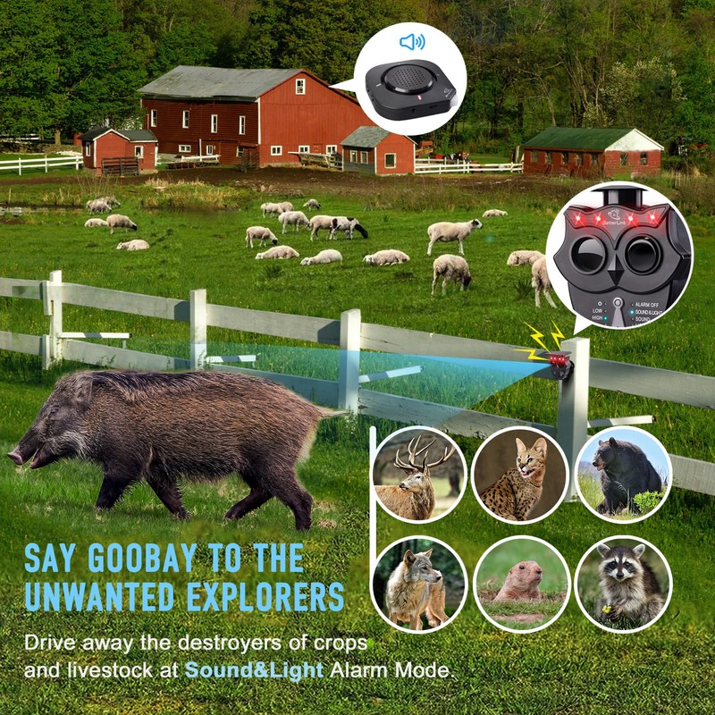 Driveway Alarm -1/2 Mile Long Range Solar Driveway Alarm System