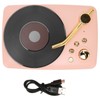Bluetooth Speaker Stereo USB Charging Retro Turntable Design Portable Mini