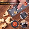 Eewudwok Chamfer Plane, Hand Chamfering Wood Planer, Premium Woodworking Edge