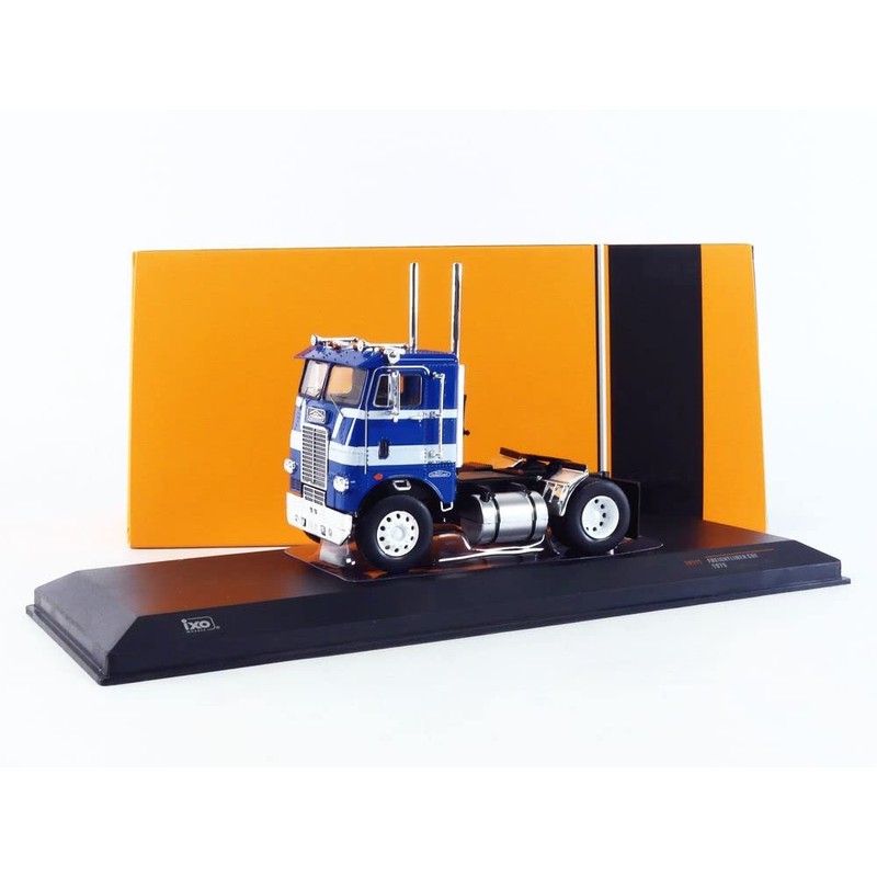 Ixo Freightliner COE Tractor 1976 Blue White Model Car 1:43