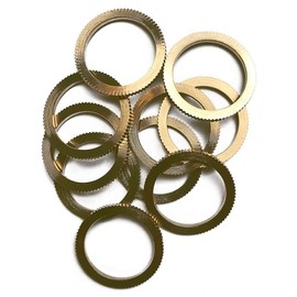 CorePlus Reducing Rings 25.4mm to 20mm (10 Pack) – Blade Bore Reducer Inserts for Diamond Cutting Discs, Circular Saw Blades and Cut-Off Wheels – Hardened Steel Bushings for Arbor Size Conversion