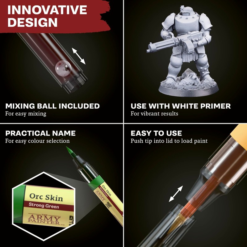 The Army Painter, Speedpaint Marker Introductory Set, 3 x 6ml