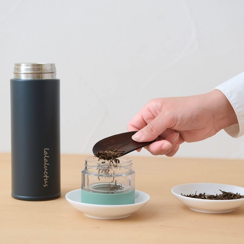 Smile LALALUCTUS Tea Bottle with Strainer, Vacuum, Double Wall Structure,