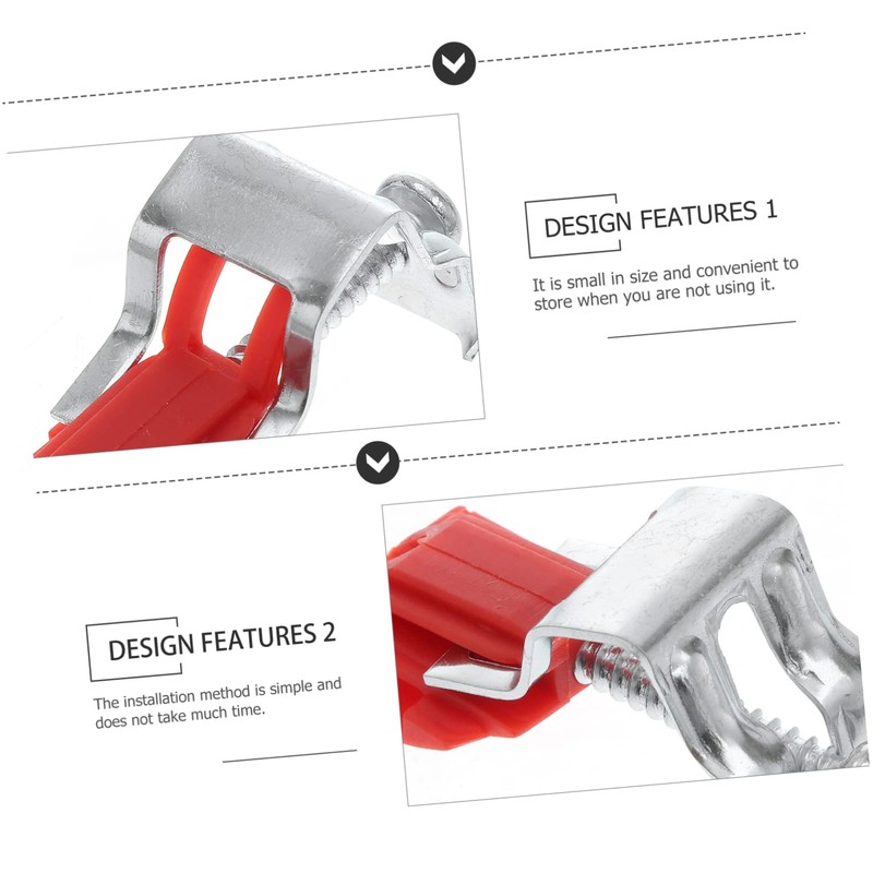 TEHAUX Sink Strainer Kitchen Sink Fixing Clamp Easy to Install