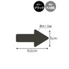 AllBright Arrow Pictogram Door Sign Sign Sign Sign Toilet Plate